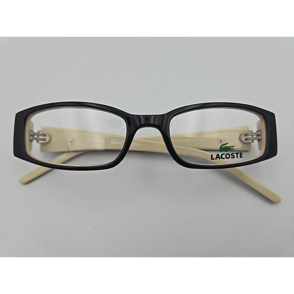LACOSTE‎ LA12221 Eyeglasses ( Frame Only ) Black Brown Tan 50-18-130